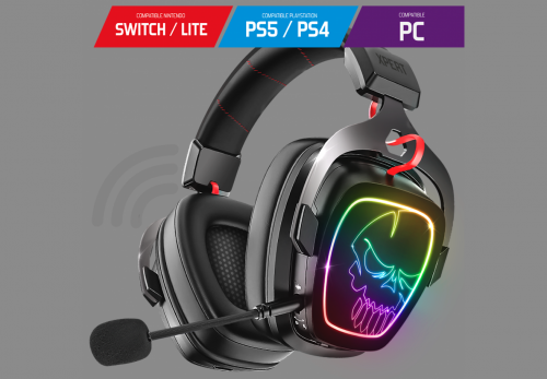 image Casque XPERT H1500 - 7.1 Virtual Surround Sound- SANS FIL - PS4/PS5/PC/Mac/SWITCH 