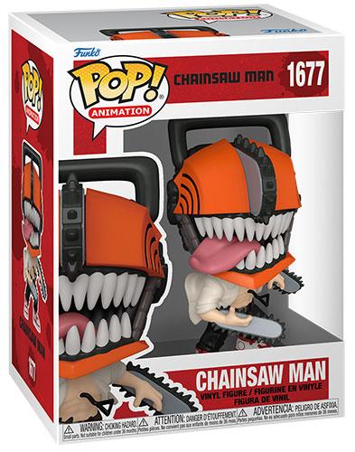 image principale pour Chainsaw Man – Funko Pop 1677 – Chainsaw Man (avec chase aléatoire)