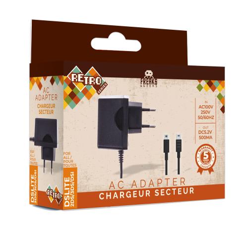 Chargeur secteur NEW3DSXL/ NEW3DS/ 2DS/ 3DS/ 3DS XL/ DSi/ DSi XL/ DS Lite