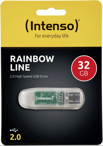 Clé USB 32Go 2.0- Rainbow line - Intenso 