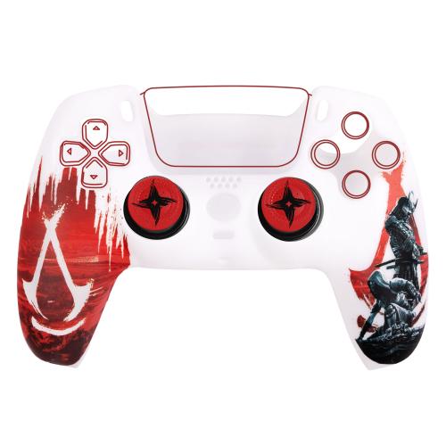 image principale pour Coque Silicone + grips pour Manette PS5 - Assassin's Creed Shadows