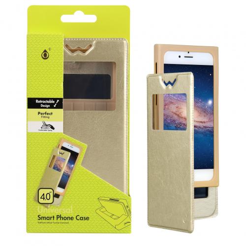 Coque Universelle 5,5 pouces pour téléphone portable (dorée)