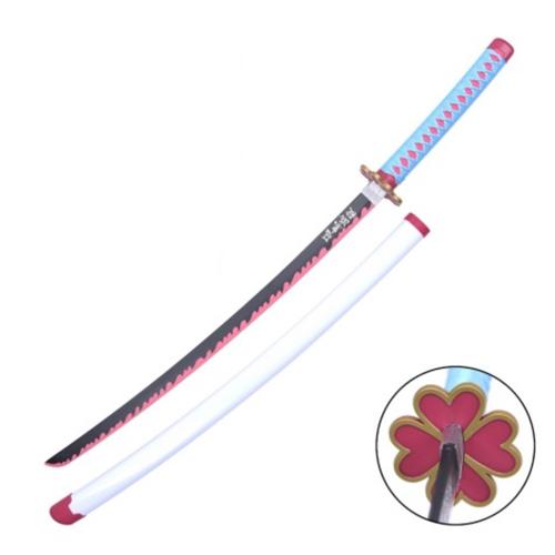 image principale pour Katana en bambou - Inspiré du katana de Mitsuri Kanroji (Demon Slayer)