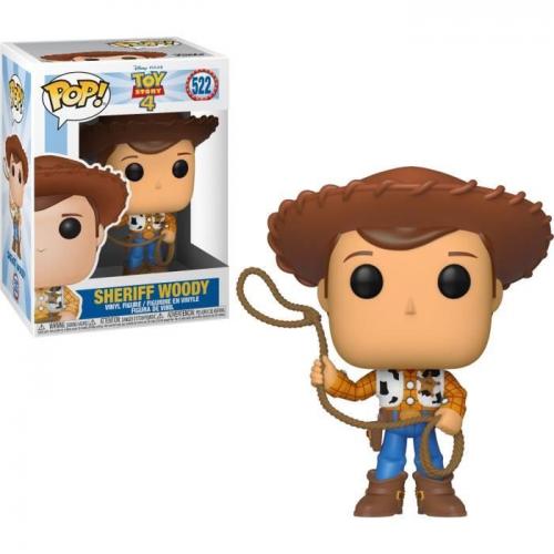 image Disney - Funko Pop Toy Story 4 - Sheriff Woody (emballage abîmé)