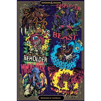 image Dungeons & Dragons - Maxi Poster (61cm x 91.5cm) - Monsters of the Realm