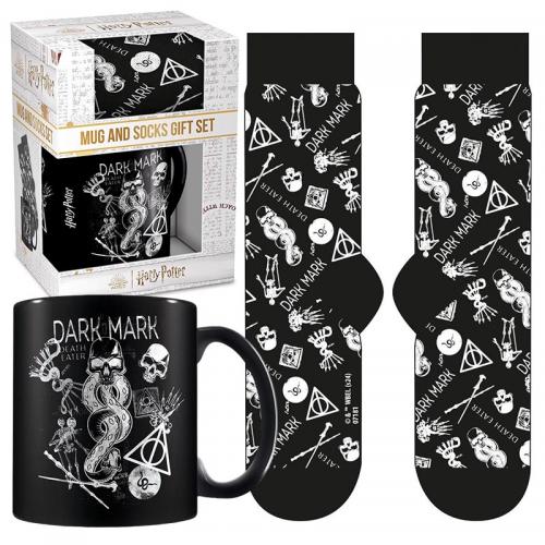 Harry Potter - Coffret (Mug 315 ml et Chaussettes 41-45 ) – Dark Mark