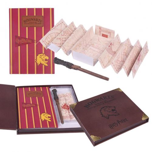 HARRY POTTER -set papeterie avec Stylo Baguette- Hogwarts