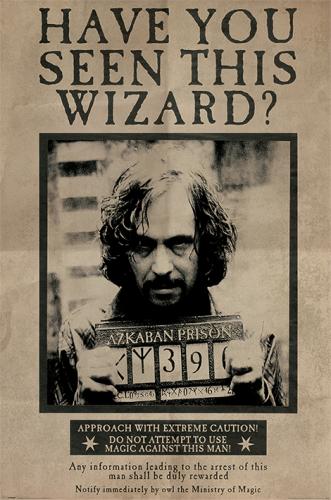 image Harry Potter- Maxi poster- Wanted Sirius Black- 61x91,5cm