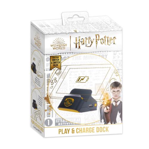 Harry Potter-Nintendo Switch-Dock et Stand 2 en 1-Support Recharge+Connexion TV-Noir 