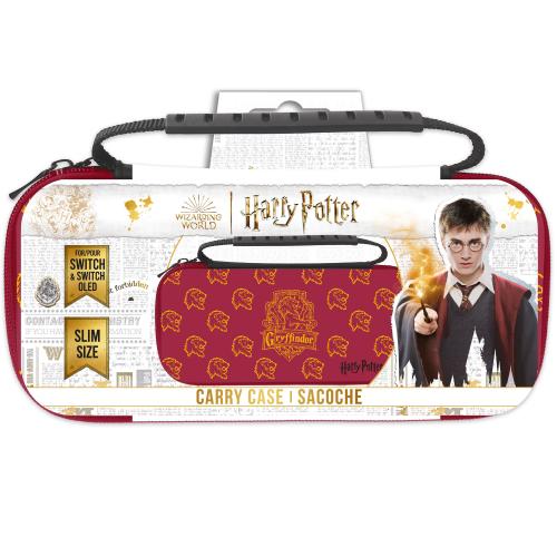 Harry Potter - Sacoche Slim pour Switch et Switch Oled - Rouge - Gryffondor  (emballa