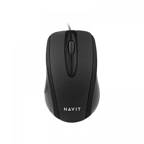 HAVIT - Souris filaire PC - Noire