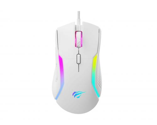 image principale pour HAVIT  - Souris Gaming Retro-éclairée - Filaire - Blanche