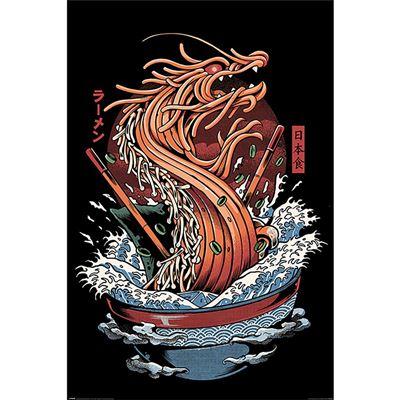 image Ilustrata - Maxi Poster - Dragon Ramen (61cm x 91.5cm)