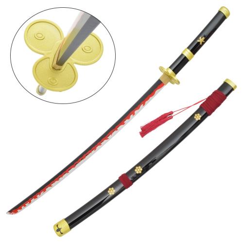 Katana en Bambou - Inspiré du katana Enma de Zoro (One Piece)