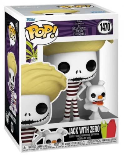 image principale pour L'Étrange Noêl de monsieur Jack - Funko Pop 1470 - Jack à la plage w/Zero