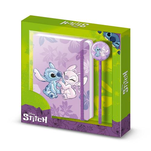 Lilo & Stitch - Notebook A5 + Stylo - Stitch & Angel