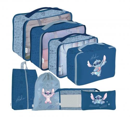 Lilo&Stitch – Organisateurs de Bagage 8pcs  – Stitch