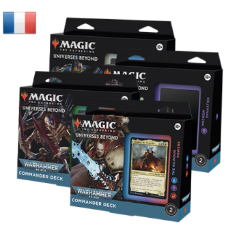 image Magic The Gathering- FR Commander Warhammer 40k - Deck Display (4 decks) FR