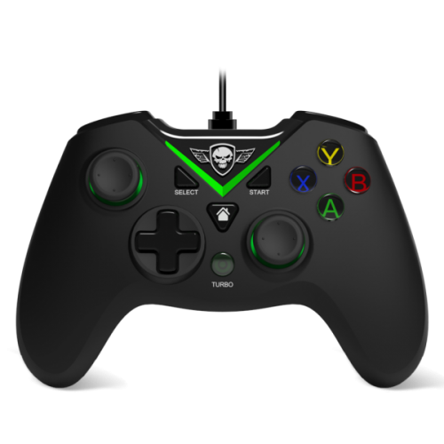 Xbox 360 manette filaire noire 3M - Xbox 360 wired controller black 3M