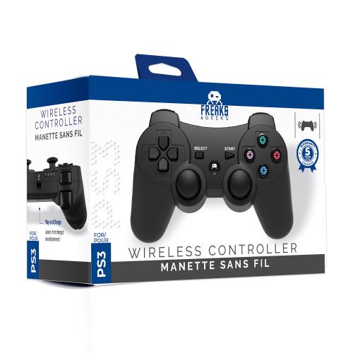 Manette PS3 Sans Fil + Câble de recharge de 1M-Noir