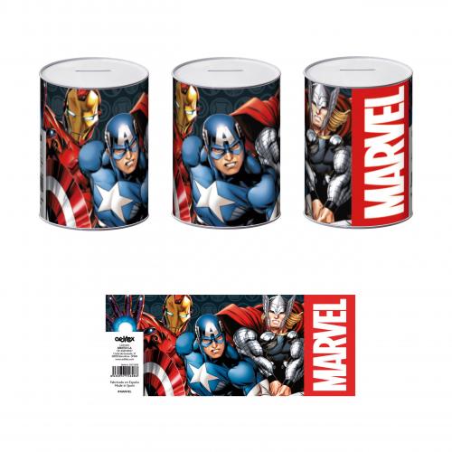 Marvel – Tirelire en metal – Avengers 7,5 x 7,5 x 10 cm