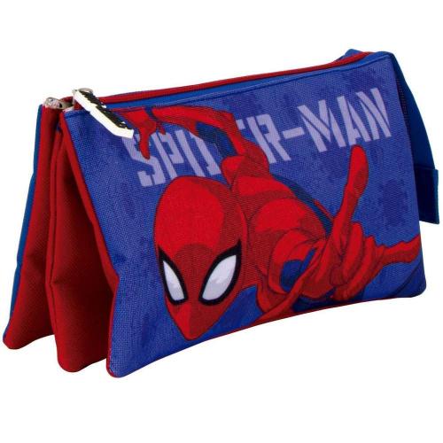 Marvel – Trousse trois poches – Spiderman – 21x 11 x 3,5 cm