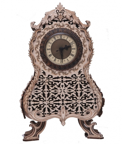 image Mécanisme 3D en bois - Horloge Vintage - 134pcs