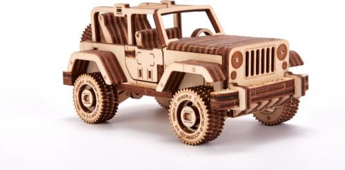 image Mécanisme 3D en bois - Jeep - 126 pcs