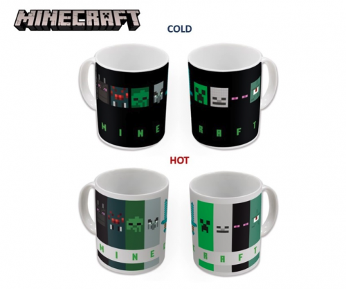 Minecraft - Mug Thermo-réactif (heat change) 325 ml- Minecraft