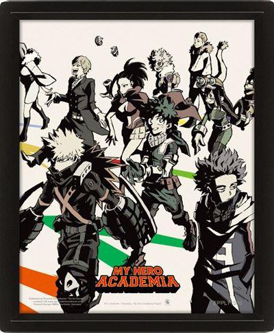 image My Hero Academia - Poster 3d lenticulaire- Heroes et Villains (26x20cm)