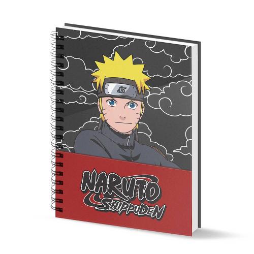 image Naruto - Cahier quadrillé A4 - Naruto Shippuden (sans embal