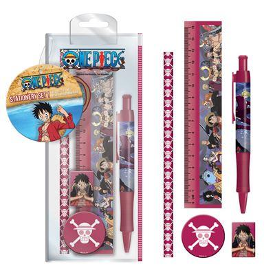 One Piece - Set de papeterie - Equipage Chapeau de paille