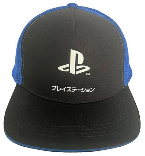 image Playstation - Casquette Bleu et Noir - Logo Katakana