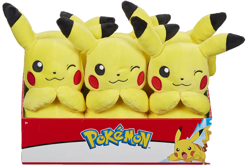 image principale pour Pokémon - Assortiment peluches 20 cm - 6 Pikachu