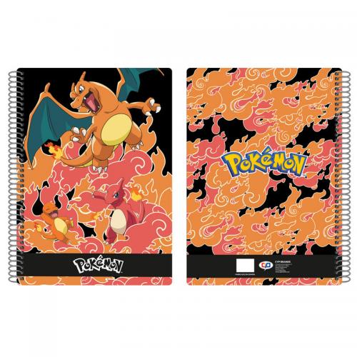 image principale pour Pokémon - Cahier quadrillé A4 - Salamèche