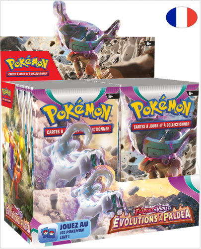 image Pokémon JCC - É&V Pack Booster Évolutions à Paldea (Display x36)