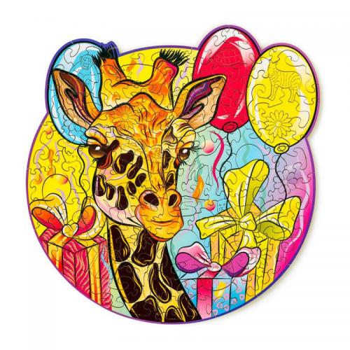 image Puzzle en bois - Girafe gracieuse - 110pcs
