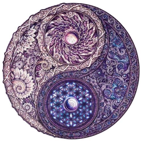 image Puzzle en bois – Mandala Opposés primordiaux – Taille XL (700 pcs)