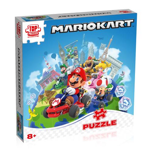 image Puzzle Mario Kart Autour du monde (500 pièces)