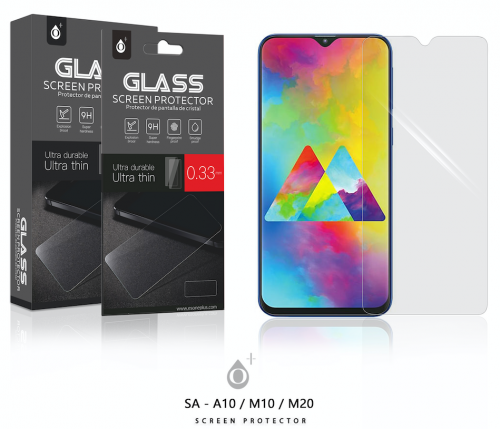 Samsung A10 / M10 / M20 - Verre trempé