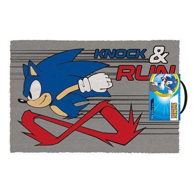 Sonic The Hedgehog - Paillasson- Knock and run (40x60)