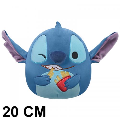 Stitch - Squishmallow Stitch avec Frites 20 CM