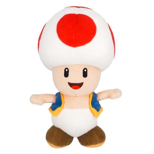 image Super Mario - Peluche Toad rouge - 20cm (Nintendo Togetherplus)