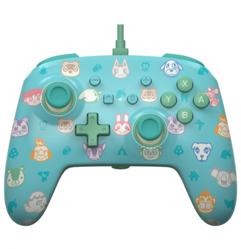 image Switch- Manette filaire avec palettes - Animal Crossing- New