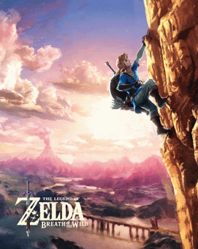 The legend of Zelda - Poster 3d lenticulaire- Climbing (20x26cm)