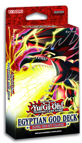 image Yu-Gi-Oh! JCC-Display de Deck de réimpression des Dieux Égyptiens: Slifer, le Drago