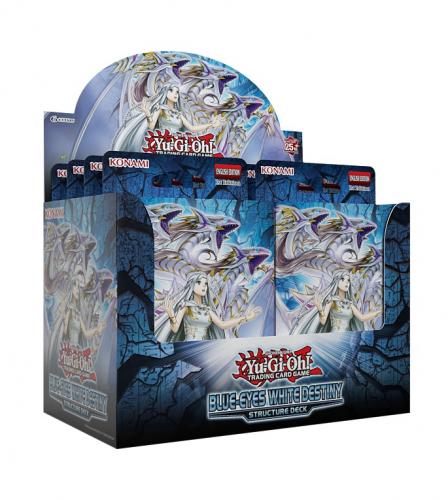 Yu-Gi-Oh! JCC - Display de Deck de structure Blue-eyes white destiny (8 decks)