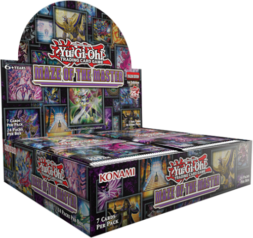 Yu-Gi-Oh! JCC-Display de pack de booster Le labyrinthe du maître (24 boosters) FR